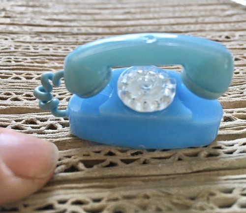 Mini téléphone bleu - mini,