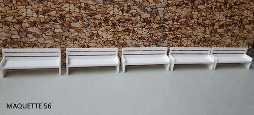 Lot bancs de parc - 5,