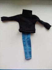 pull noir aventurier vintage