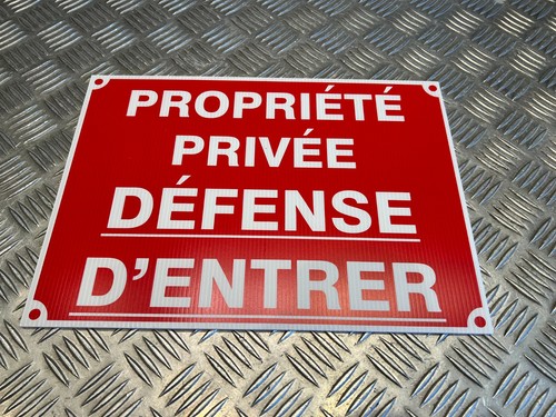 Panneau propriete privee - panneau,