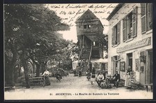 Old postcard Argenteuil, Le Moulin de Sannois La Terrasse 