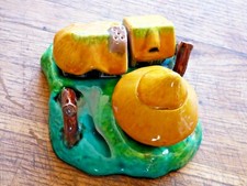 ancien set condiments sel