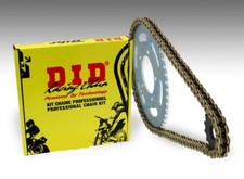 Kit chaine transmission DID HONDA VT 600 SHADOW 1987 - 1988 16/44 moto