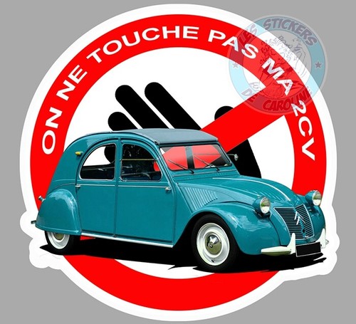 Sticker deuche citroen ne - sticker,