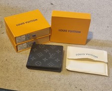 Louis Vuitton Multiple Monogram Slender Canvas Black Men’s Wallet w/Box