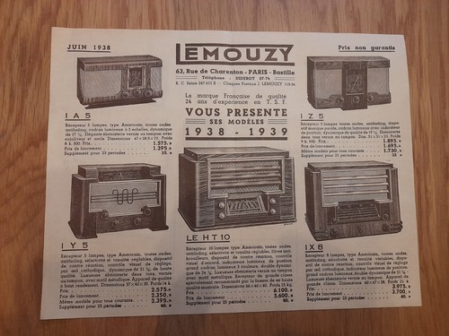 Advertising sheet mouzy - advertising,