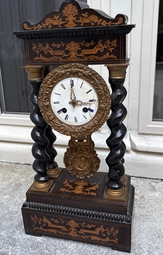 Pendule portique colonnes - pendule,
