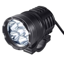 Moto Phare LED Blanc Moto Brouillard Phare Lampe Auxiliaire Externe
