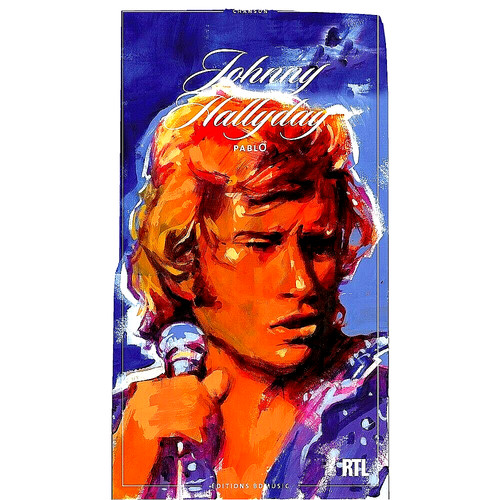Johnny hallyday livre disque - johnny, livre-disque