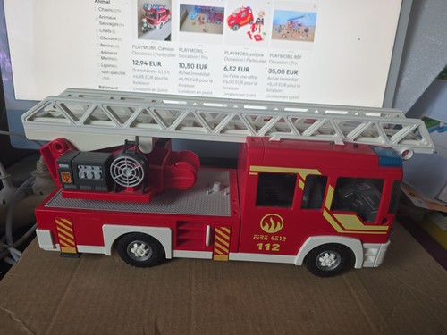 Camion pompier playmobil avec - camion,