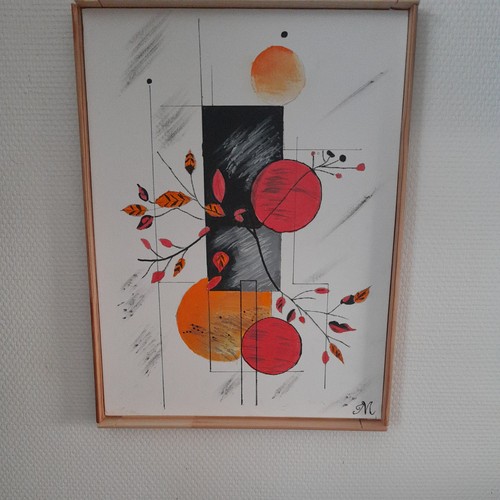 Peinture sur toile acrylique - sur,