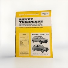 Revue technique PEUGEOT 104 6