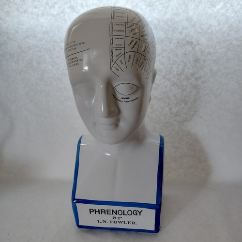 Phrenology head fowler - l.n.,