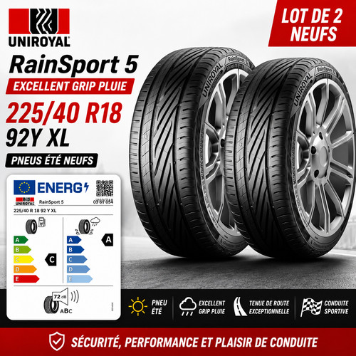 Uniroyal rainsport 225 40 - 2x, 225/40