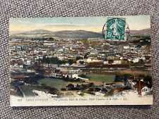 CPA SAINT ETIENNE VUE GÉNÉRALE GARE DU CLAPIER PUITS CHATELUS