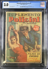 1938 POPULAR DETECTIVE #41 CGC 3.0 HIGHEST GRADED BONDAGE COVER KEY PULP BRAZIL