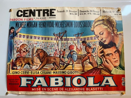Ancienne affiche cinema - de,