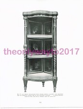 Ebony Encoignure, Louis XVI, Book Illustration 1910