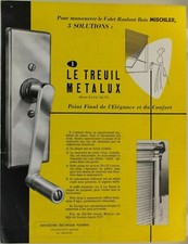 leaflet brochure the winch metalux roller shutter wood Mischler closure 