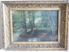 Tableau Huile sur toile "Sous