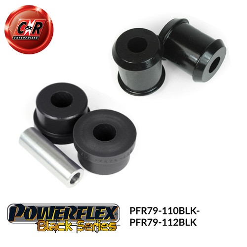 Powerflex black inserts - black, de