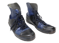 Chaussures Emporio Armani Pour Homme (EU) 41 Montantes Cuir Bleu/Noir À Lacets