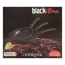 Lot de 3 Poêles Façon Pierre