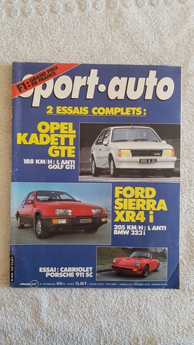 Sport auto 256 1983 opel - sport,