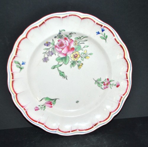 Luneville assiette fleurie - luneville,