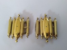 ANTIQUE EMPIRE VERMILION SOLID SILVER CLASPS for bracelet necklace 1819 1838