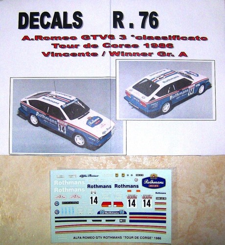 Alfa romeo gtv6 tour - gtv6,