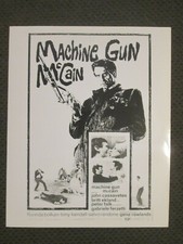 Machine Gun McCain    - Original   Art Movie Photo - Cassavetes