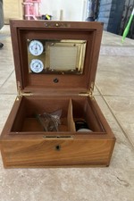 Dunhill Handmade Desktop Humidor with Hygrometer and Thermometer Made In France