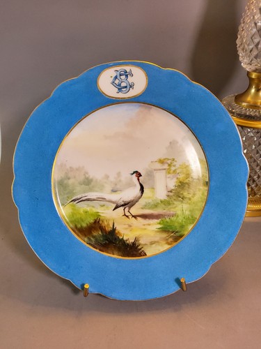 Assiette ancienne décor
