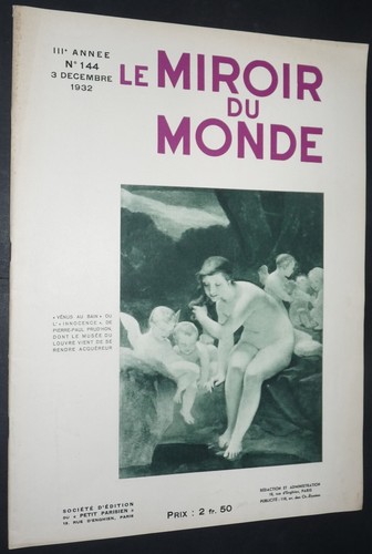Miroir monde 144 1932 - monde, #144