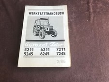 1986 Zetor Tractor Workshop Manual 5211 5245 6211 6245 7211 7245