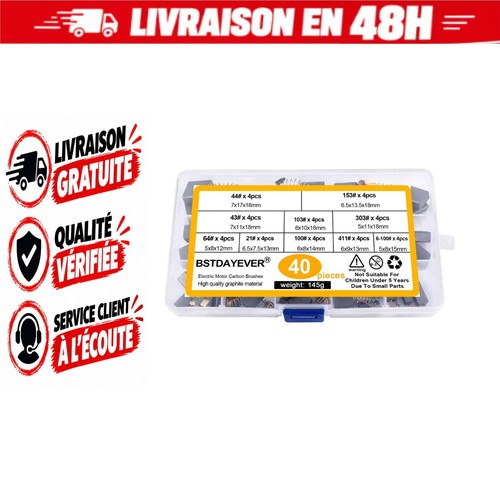 Balais charbon moteur - balais,