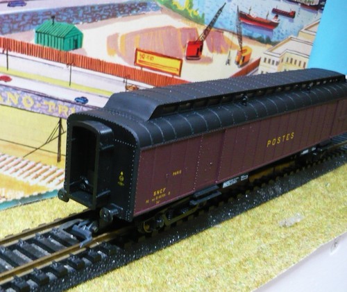 Jouef wagon postes marron - postes,