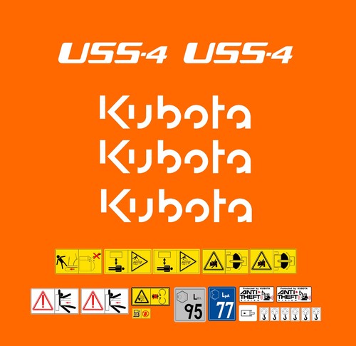 Kubota u55 mini digger - kubota, u55-4