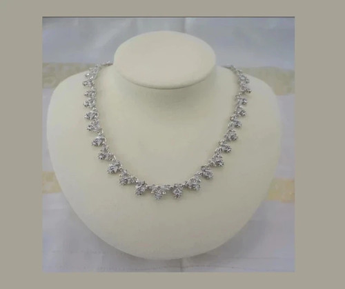 Sparkly rhodium and crystal - and,