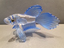 CRISTAL FIGURINE SWAROVSKI SIAMESE FIGHTING FISH 8CM 236718