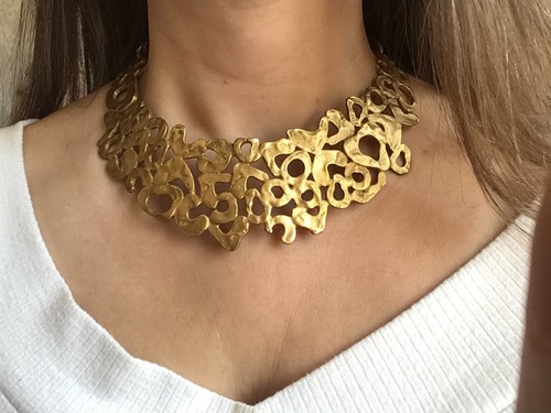 Important collier plastron - important,