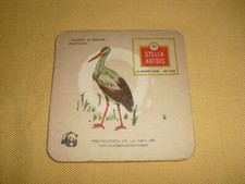 SOUS-BOCK Stella Artois "Protection de la nature Cigogne blanche ooivaar"