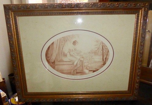 Gravure art déco pointe