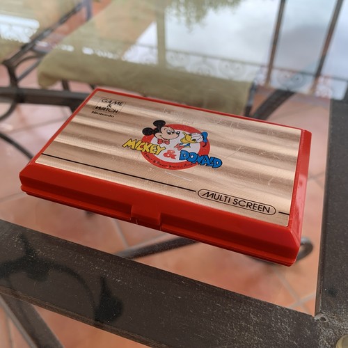 Nintendo game watch mickey - -,