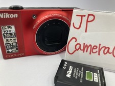 Excellent Nikon COOLPIX S8000 red Digital Camera 14.2 MP 10x Optical Zoom 1712