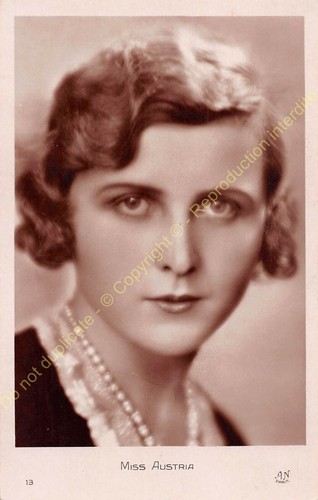 Rppc cpsm star miss austria - star,