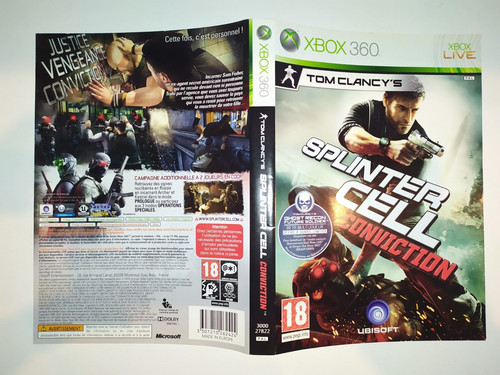 Jaquette splinter cell - jaquette,