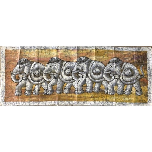 Tenture frise eléphant - tenture,
