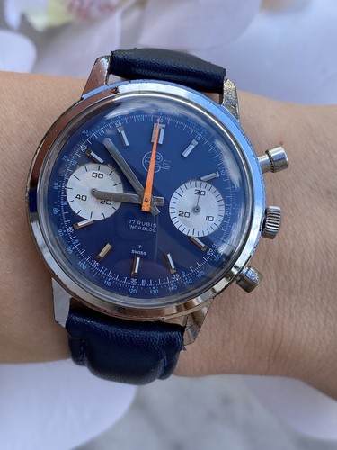 Montre chronographe manuelle